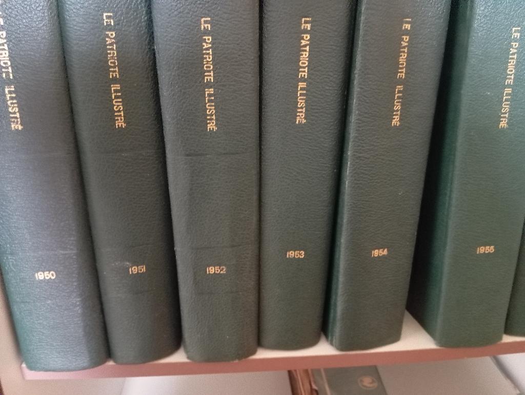 Collection Patriote illustré reliée 1950 1960, Livres, Enlèvement, 20e siècle ou après, Utilisé