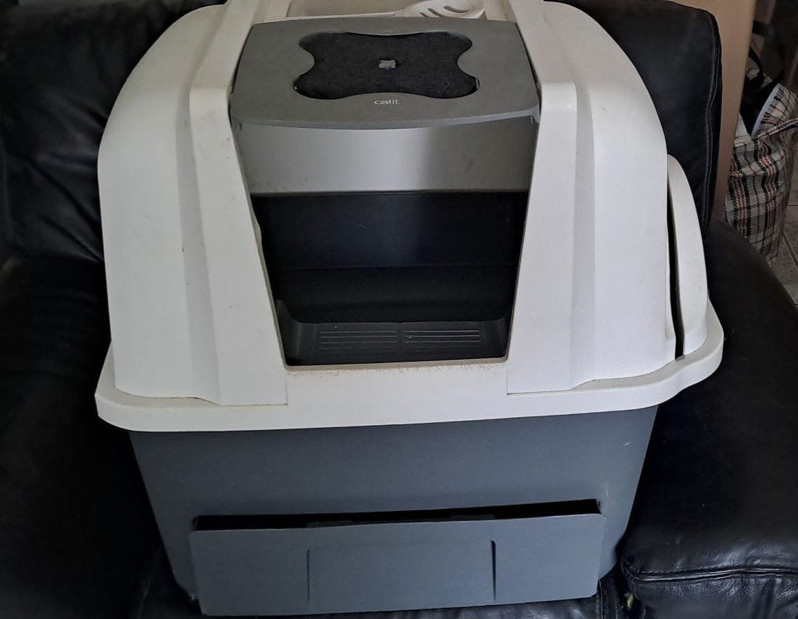 Bac à litière semi-automatique à vendre, Animaux & Accessoires, Bacs à litière, Enlèvement, Utilisé