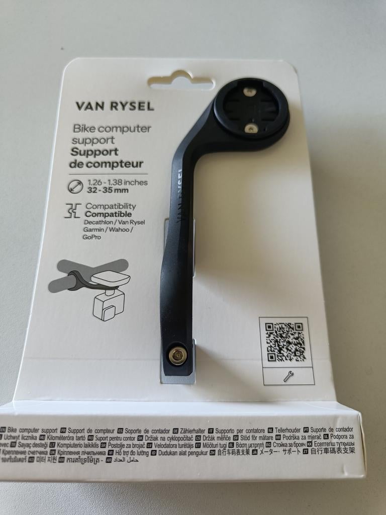Fietscomputerhouder Garmin/Wahoo met GoPro bevestiging, Fietsen en Brommers, Fietsaccessoires | Overige Fietsaccessoires, Ophalen