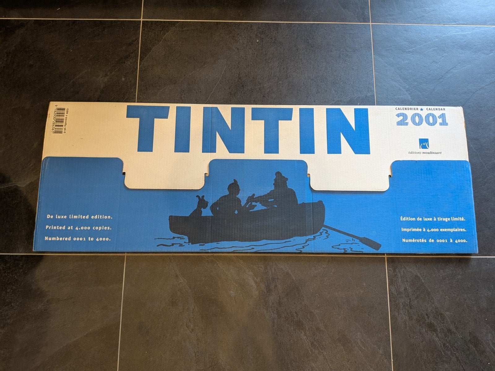Calendrier Tintin 2001 Édition de Luxe Numérotée neuf, Enlèvement ou Envoi