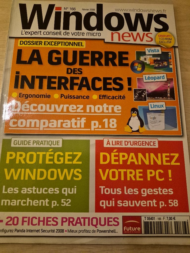 Magazine Windows News (N 166, Collections, Enlèvement ou Envoi, 1980 à nos jours, Journal ou Magazine