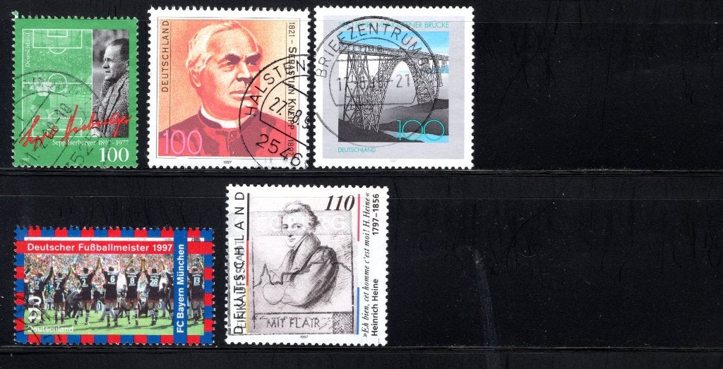 DUITSLAND Lot 1997 gestempeld, Verzenden, BRD, Gestempeld