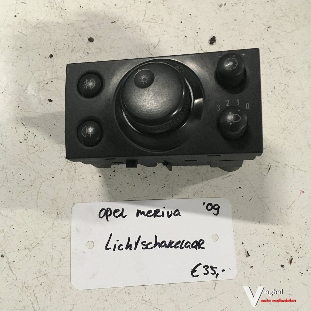 Opel Meriva 1.6 16v automaat   Lichtschakelaar, Gebruikt, -, -, Ophalen of Verzenden