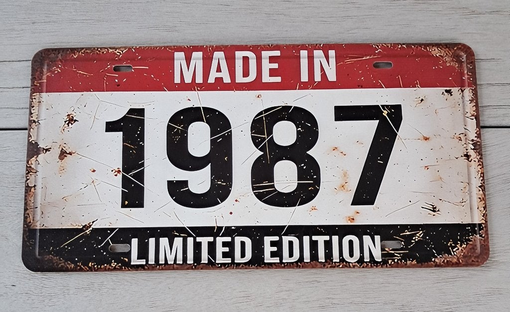 1987 vintage look bord, Ophalen of Verzenden, Overige typen