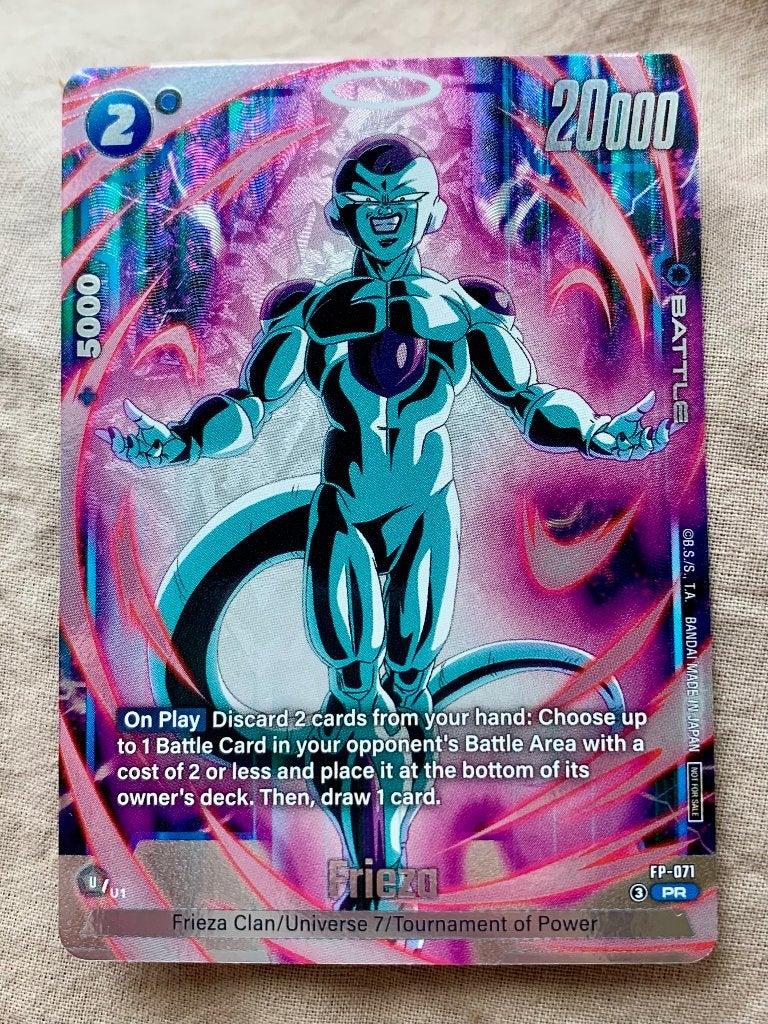 Carte Frieza Dragon Ball, Enlèvement ou Envoi, Neuf, Cartes en vrac, Foil