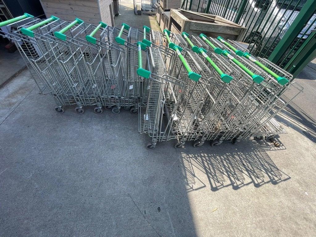 winkelwagen, Enlèvement
