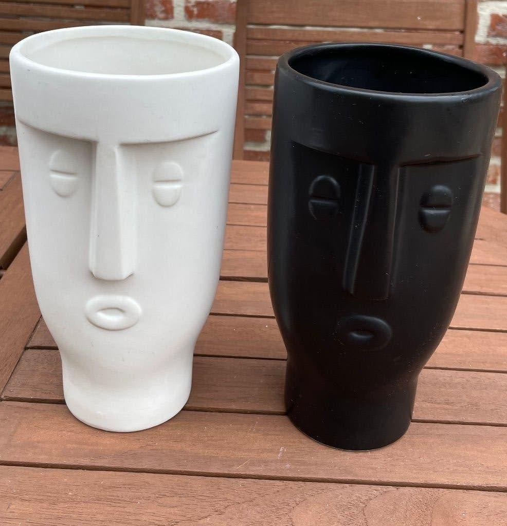 Lot de 2 Vases où juste comme déco, Huis en Inrichting, Woonaccessoires | Vazen, Ophalen, Overige materialen, Gebruikt, Overige kleuren