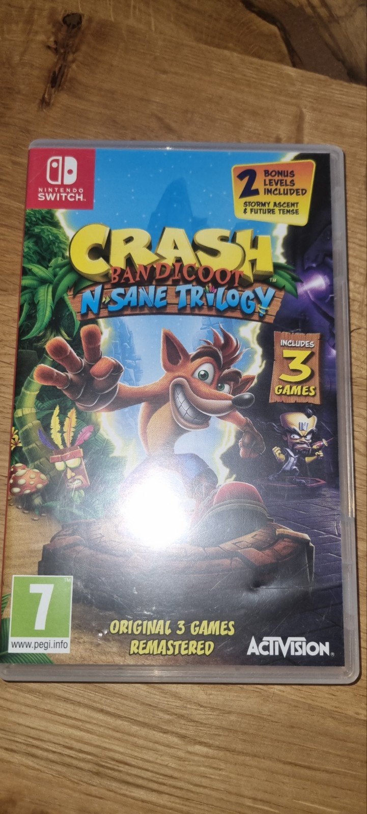 Crash Bandicoot N. Sane Trilogy, Nintendo Switch, Consoles de jeu & Jeux vidéo, Enlèvement, Plateforme, À partir de 12 ans