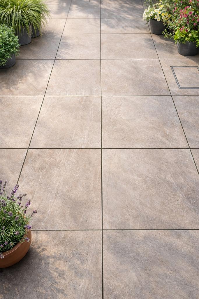 BEIGE TEGELS 50 x 50, Tuin en Terras, Tegels en Klinkers, Ophalen, Nieuw, Terrastegels