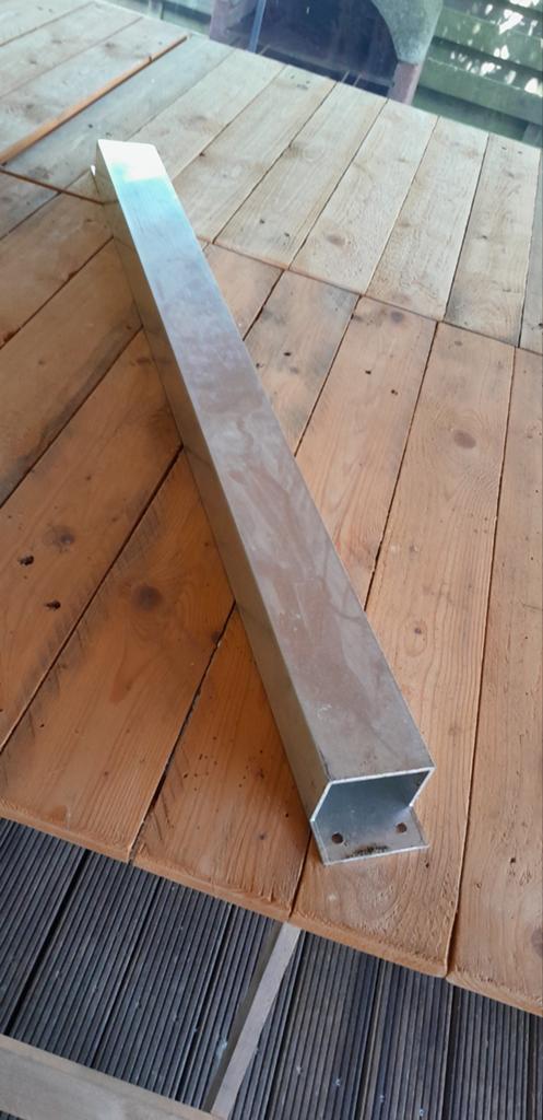 13 x aluminium kokerprofiel 75x50x3, Ophalen, Aluminium