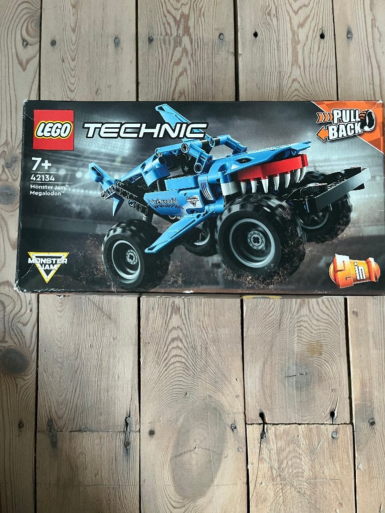 lego technic set 42134 blauwe monstertruck, Inclusief instructies, Gebruikt, Lego, Ophalen of Verzenden