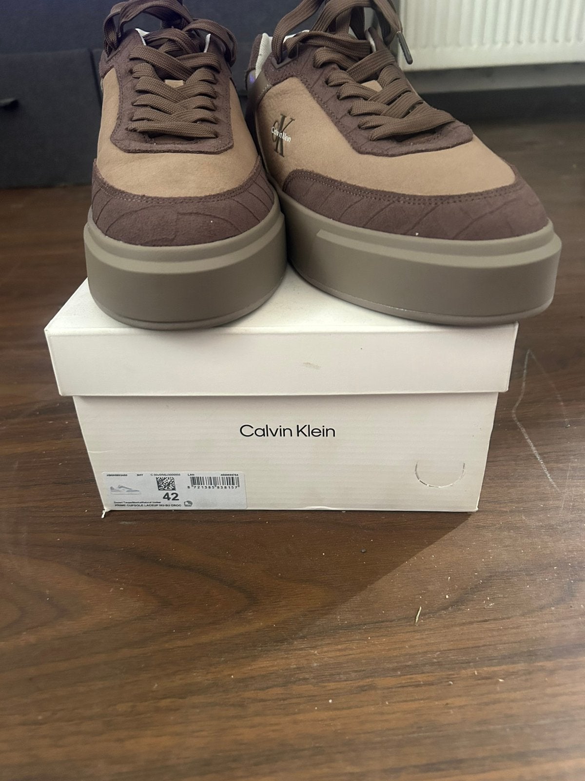 Calvin klein, Kleding | Heren, Bruin, Nieuw, Ophalen of Verzenden, Sneakers