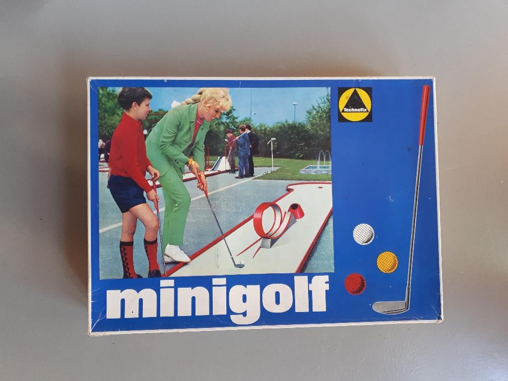 Technofix minigolf 324, Antiek en Kunst, Antiek | Speelgoed, Ophalen