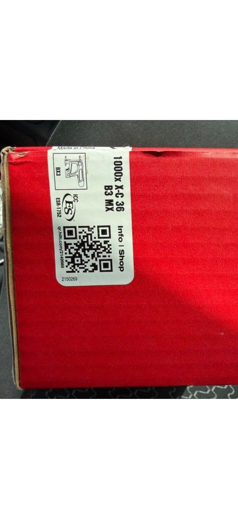 Clous hilti bx3, Enlèvement, Neuf