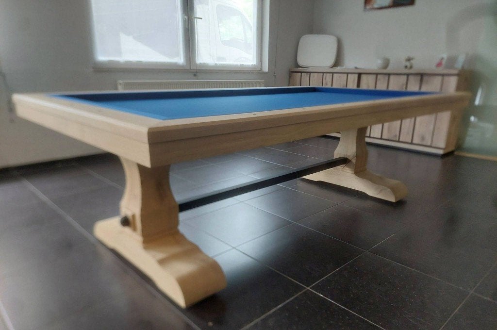 Pooltafel Muze — eiken kloosterlook | ’t Clubke, Ophalen, Nieuw, Pooltafel