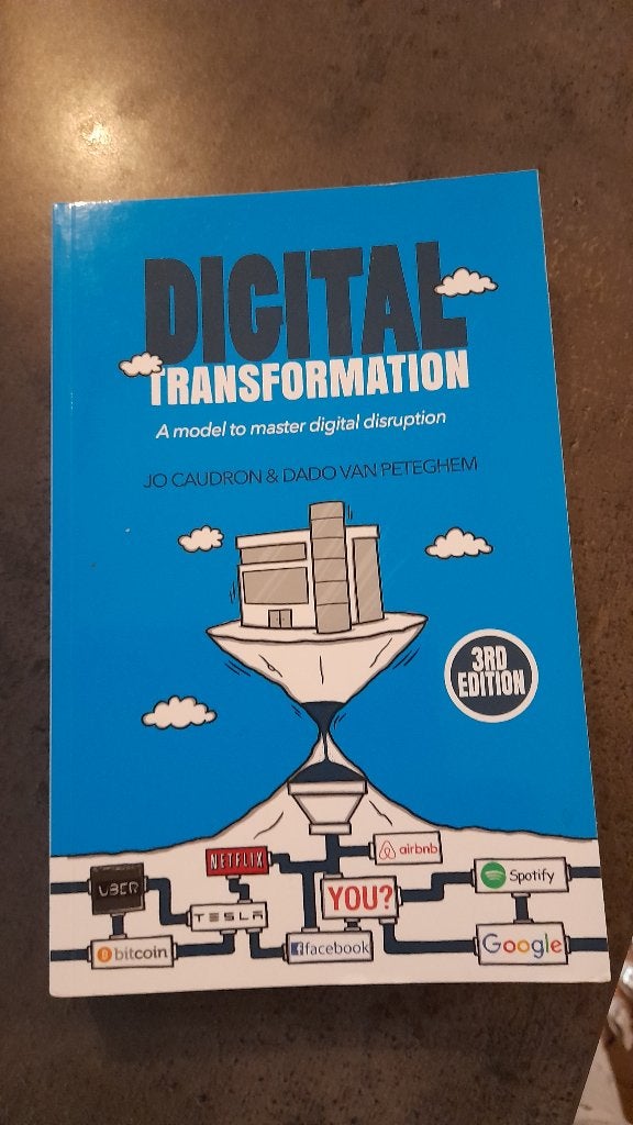 Digital transformation (Engelstalig) NIEUWSTAAT, Ophalen of Verzenden, Zo goed als nieuw, Hoger Onderwijs, Jo Caudron