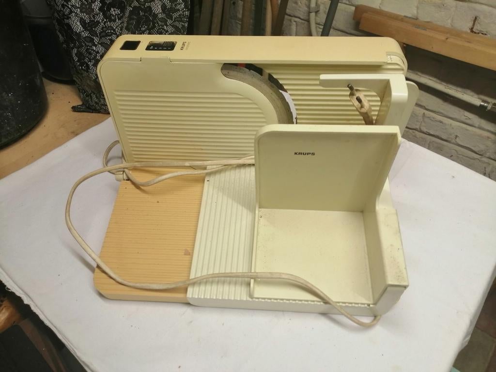 Elektrische snijmachine Krups, vintage jaren '70, Ophalen, Gebruikt