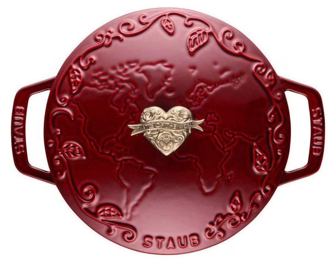 ‼️GEZOCHT STAUB TOMORROWLAND POT ‼️, Ophalen of Verzenden, Zo goed als nieuw, Gietijzer