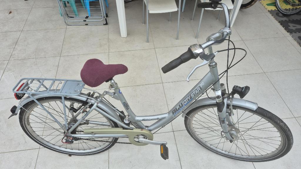 Duitse fiets "alu City Star" -voor langer dan 1.m 60 tot 2 m, Fietsen en Brommers, Gebruikt, 47 tot 50 cm, Versnellingen, Ophalen