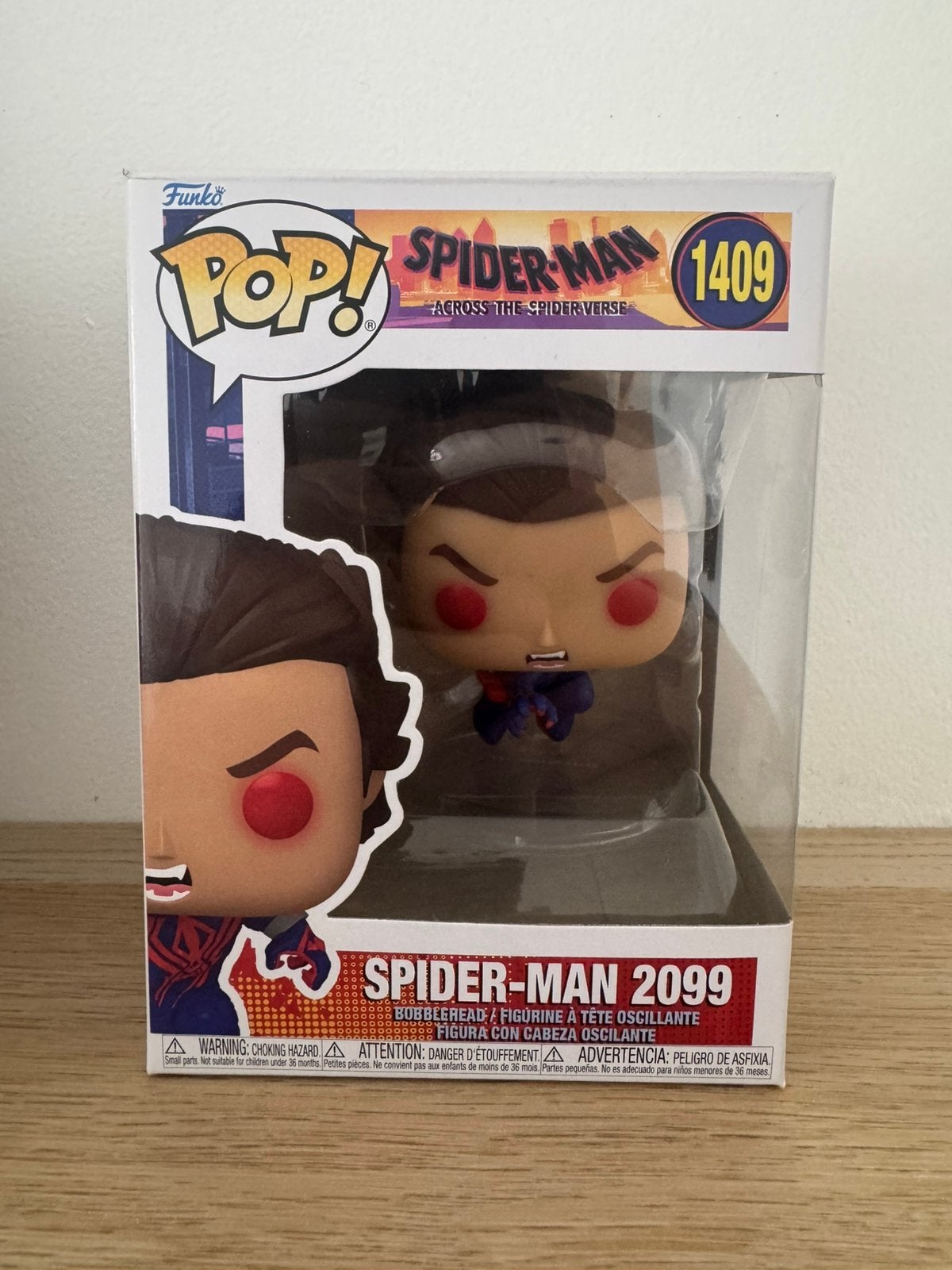 Funko Pop Spider-Man 2099 #1409 - Vaulted - Nieuw in doos, Verzamelen, Poppetjes en Figuurtjes, Ophalen of Verzenden, Zo goed als nieuw