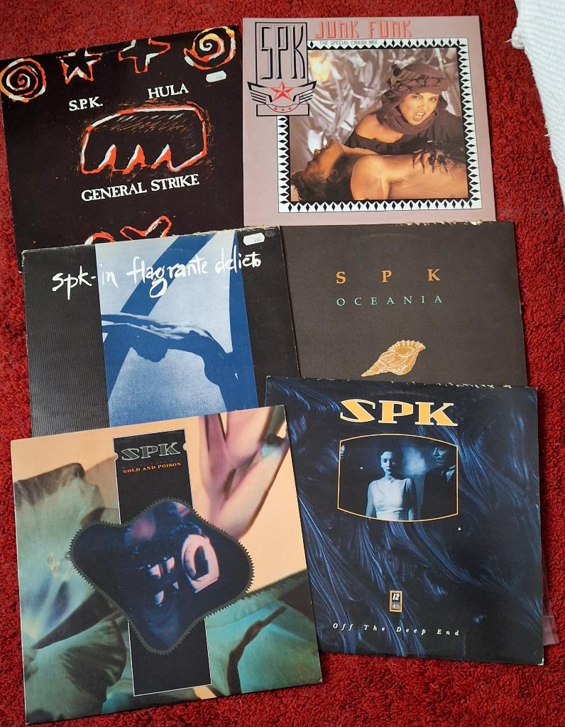 SPK original vinyles LP 33t Maxi singles 12", CD & DVD, Vinyles | Autres Vinyles, Utilisé, Pressage original, 1980 - 1989, Enlèvement ou Envoi