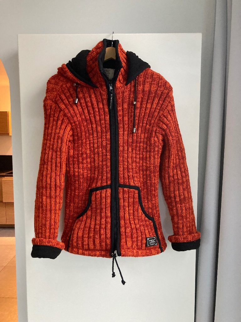 Manteau en laine de mouton New THC Natural Line, Enlèvement ou Envoi, Neuf, Taille 38/40 (M), Orange