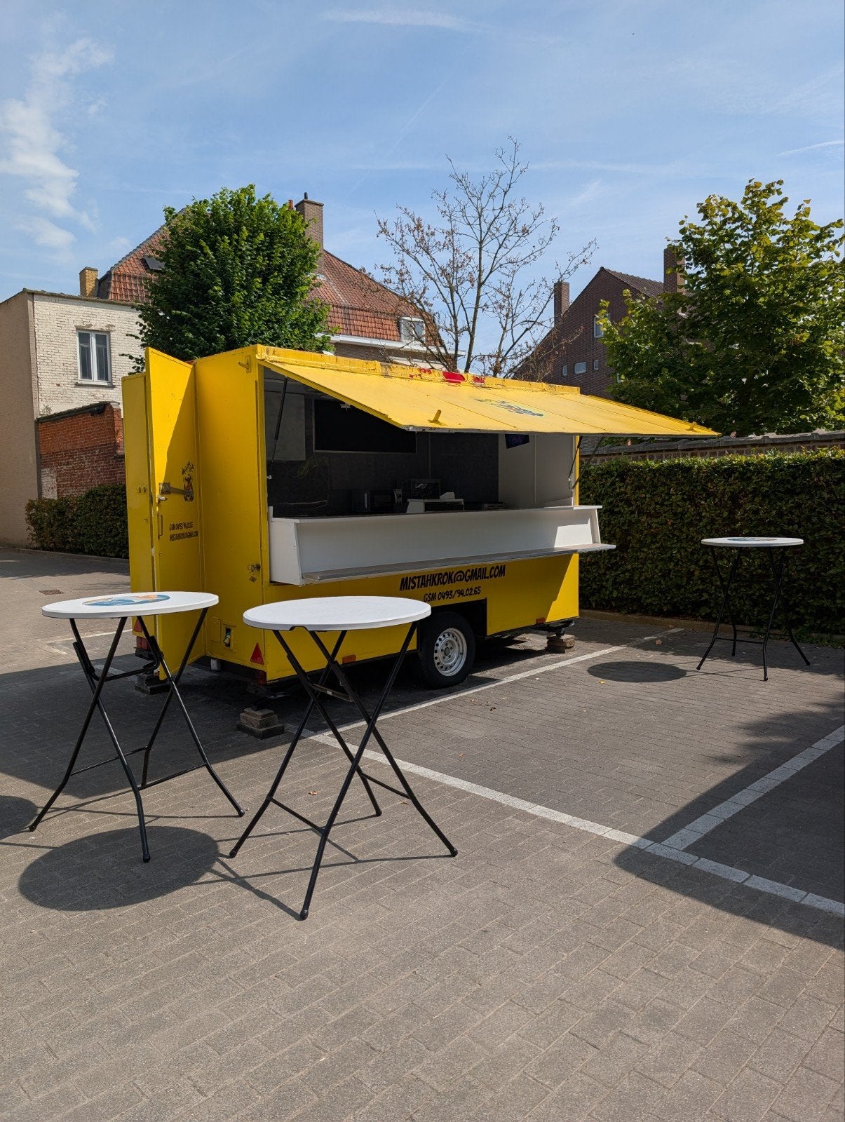 Foodtruck - Aanhangwagen DELTA D1300 Foodtruck (Remorque), Enlèvement