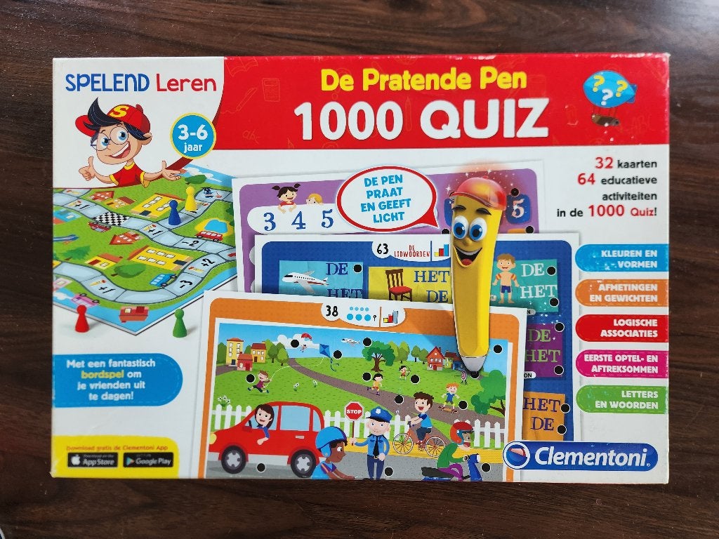 De pratende pen - 1000 Quiz - vanaf 3 jaar, Kinderen en Baby's, Speelgoed | Educatief en Creatief, Ophalen, Zo goed als nieuw