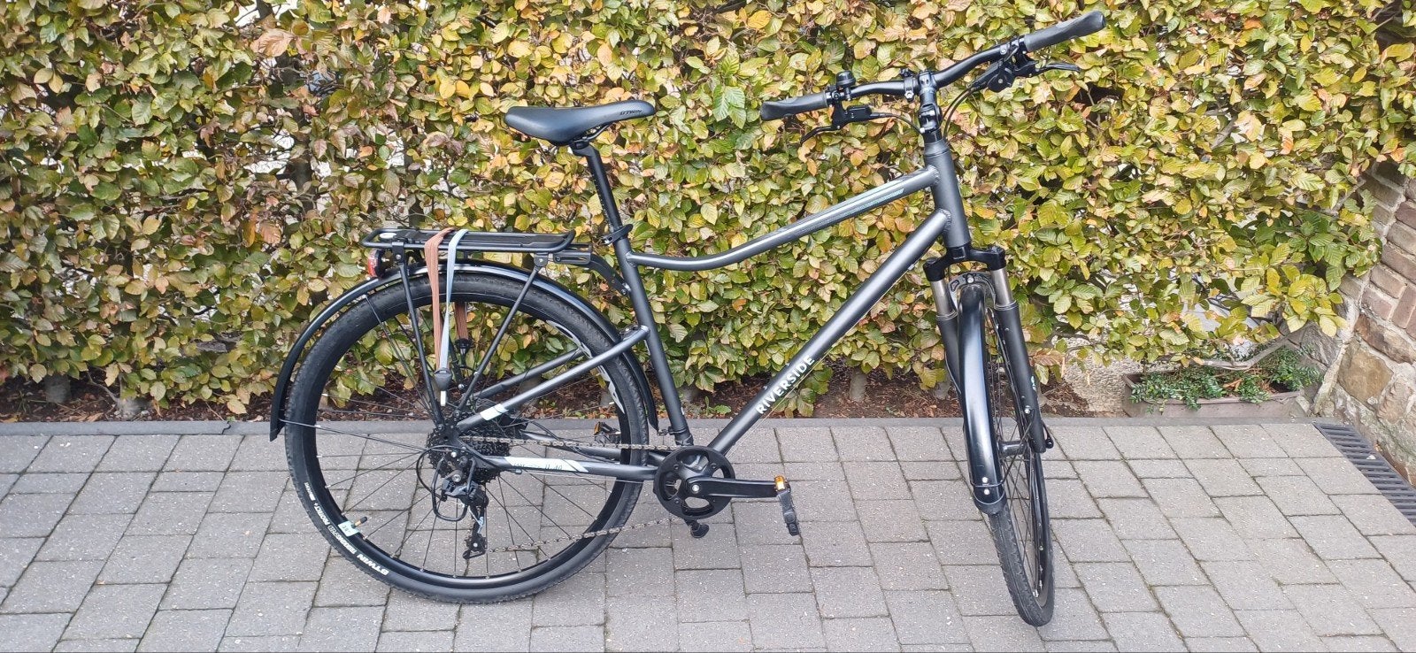 decathlon riverside 900 28 inch fiets, Riverside (Decathlon), Versnellingen, Zo goed als nieuw, Schijfrem