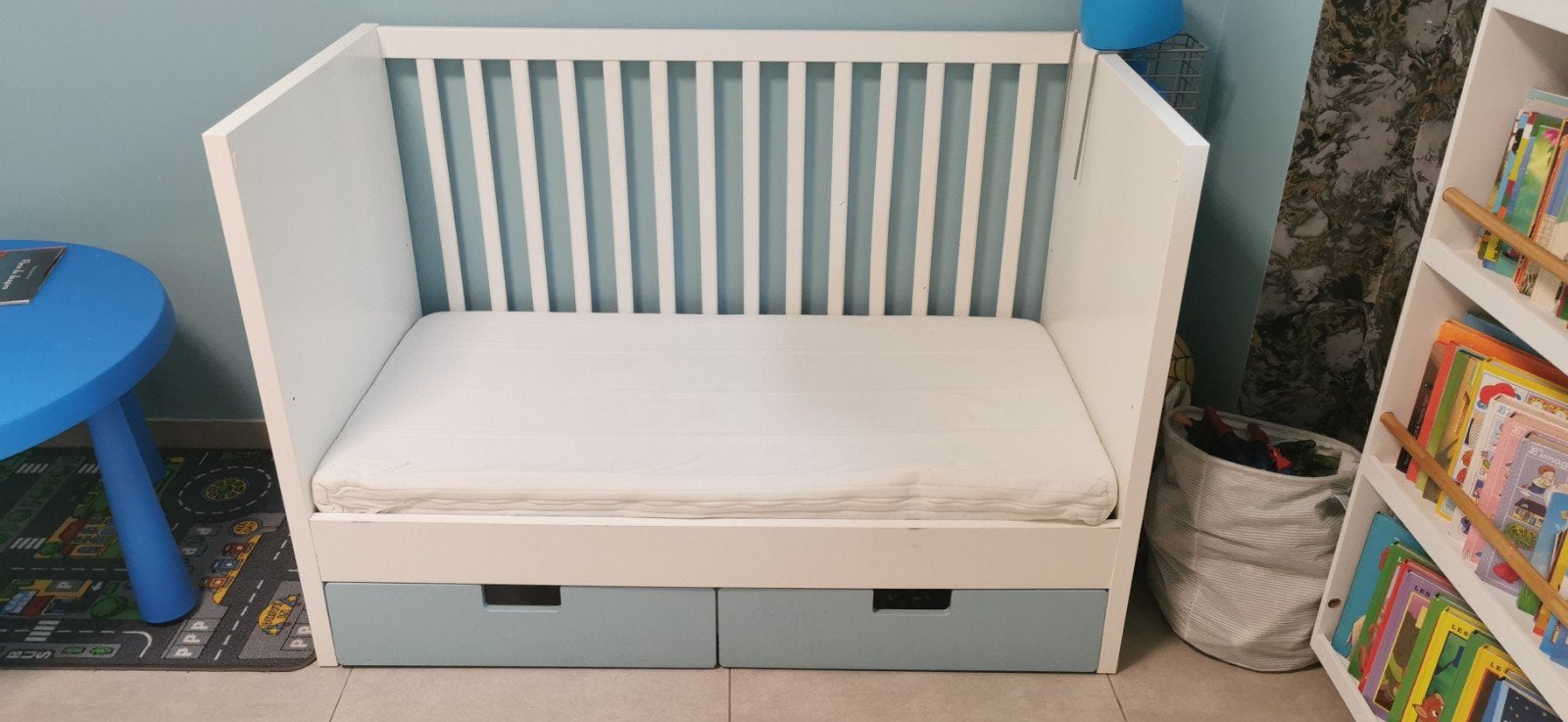 lit cage bébé ikea stuva, Enfants & Bébés, Enlèvement, Matelas