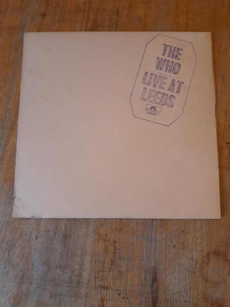 LP The Who, en direct à Leeds, 12 pouces, Pop rock, Enlèvement ou Envoi, Avec pochette intérieure