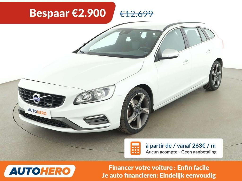 Volvo V60 2.0 D3 Kinetic (bj 2015), Euro 5, 1624 kg, Gebruikt, Zwart