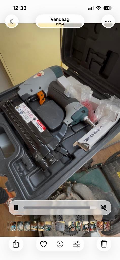 Airpresser schieter, Doe-het-zelf en Bouw, Ophalen, Nieuw