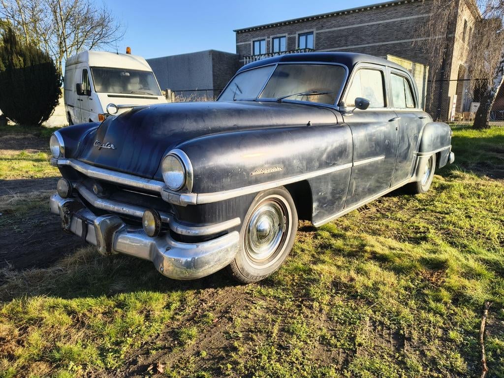 Chrysler Windsor Deluxe 1951, 4 deurs, Blauw, Bedrijf, Berline