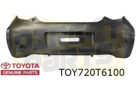 Toyota IQ (1/09-2/14) achterbumper (te spuiten) Origineel! 5, Autos : Pièces & Accessoires, Neuf, Arrière, -, Toyota