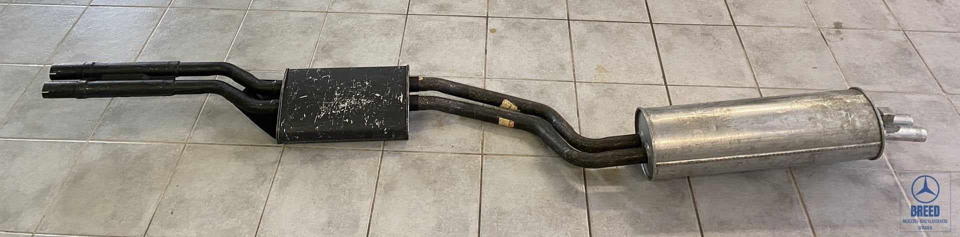 NOS middendemper en einddemper voor Mercedes-Benz W116 350SE, Neuf, -, Enlèvement, -