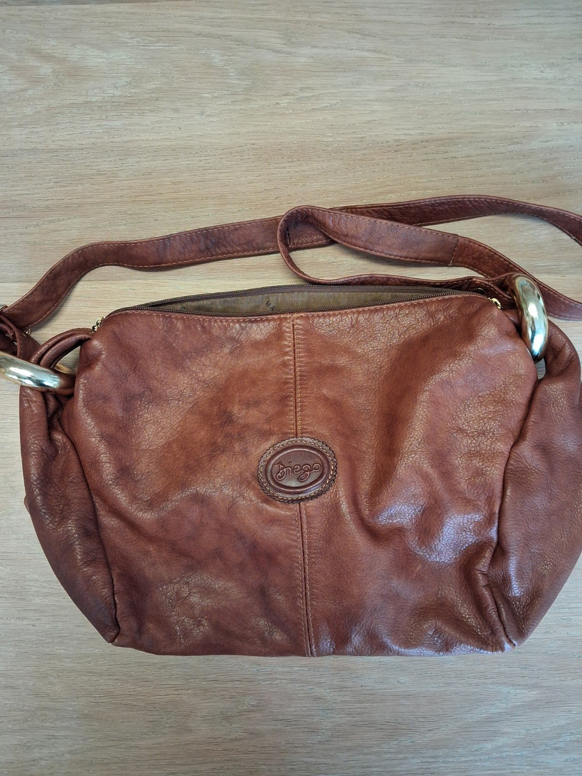 Lederen handtas   made in Italy, Ophalen, Handtas