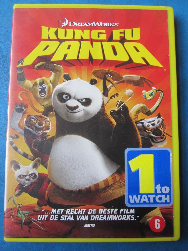 Kung Fu Panda (2008), Cd's en Dvd's, Tekenfilm, Amerikaans, Ophalen of Verzenden, Zo goed als nieuw