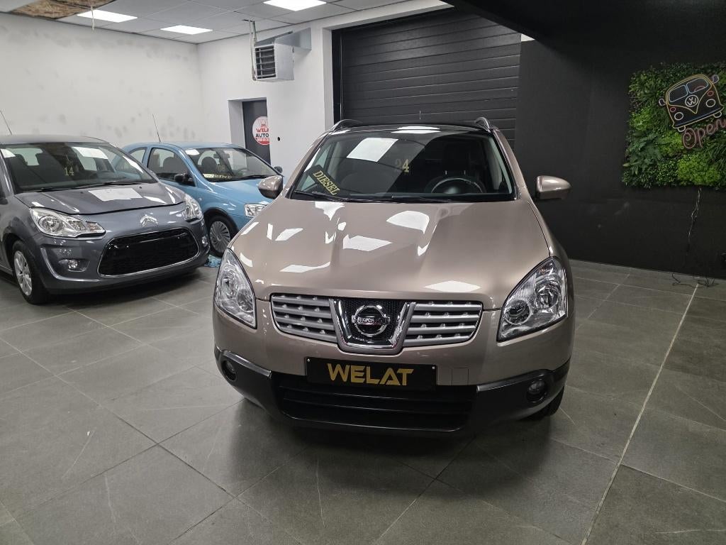 NISSAN QASHQAI 1.5 DIESEL TOPSTAAT, Auto's, Bluetooth, 139 g/km, Zwart, Bruin