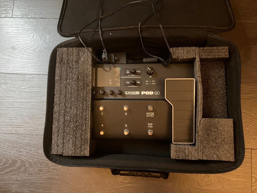 Line 6 POD Go + Thomann Bag – Mint Condition, Ophalen of Verzenden, Zo goed als nieuw, Delay of Echo
