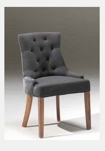 Nieuw stoffen stoel antraciet beige 100 euro per stuk., Antiek en Kunst, Ophalen