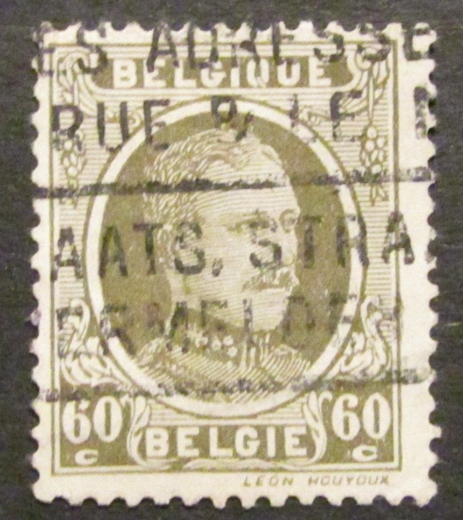 60 centimes estampillés OBC 255, Enlèvement ou Envoi, Affranchi, Timbre-poste, Maison royale