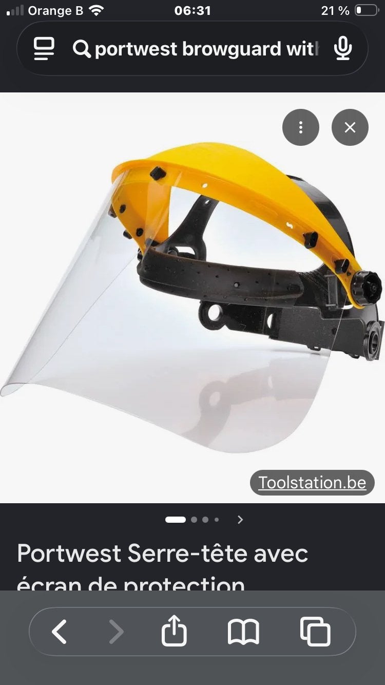 Visière de protection (neuve dans l’emballage), Bricolage & Construction, Enlèvement, Neuf