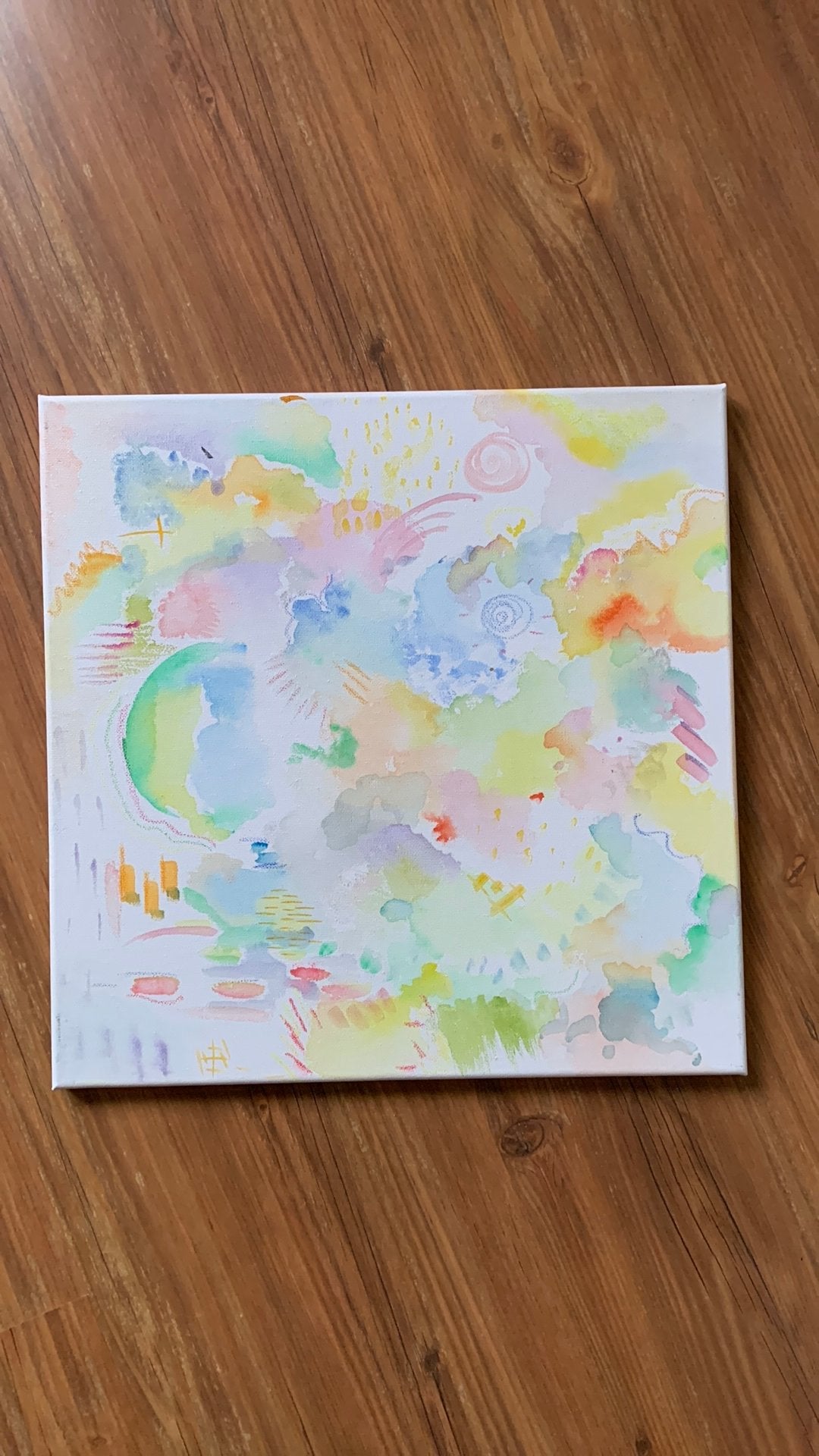 Tableau coloré, Enlèvement