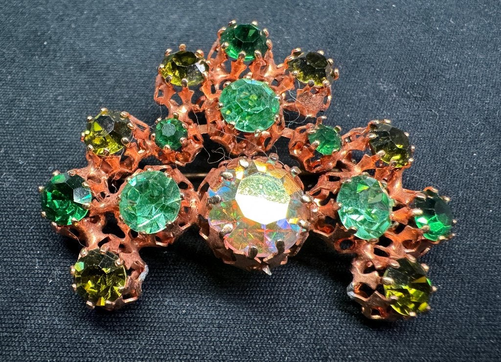 Mode-sieraden - Vintage broche uit de jaren 70, Handtassen en Accessoires, Antieke sieraden, Ophalen of Verzenden, Overige materialen