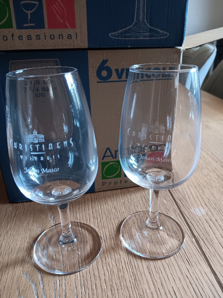 Verres à vin - Winery Christiaens, Enlèvement, Neuf, Autres types