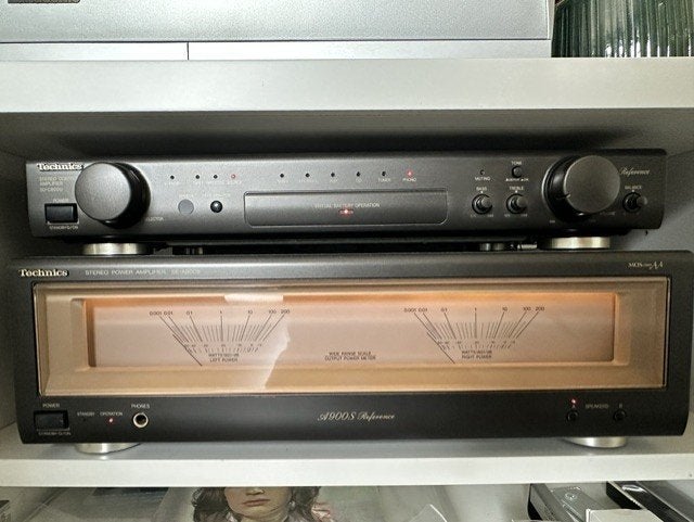 Technics SU-C800U voorversterker + SE-A900S eindversterker, Audio, Tv en Foto, Versterkers en Ontvangers, Ophalen, Gebruikt, Stereo