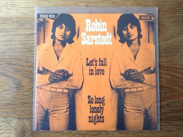 single robin sarstedt, Cd's en Dvd's, 7 inch, Ophalen of Verzenden, Pop, Beschermende buitenhoes