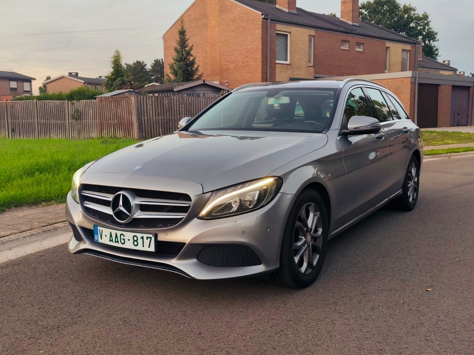Mercedes C180d break/7G-Tronic automaat/Avantgarde, Auto's, Automaat, Zwart, Bedrijf, Navigatiesysteem