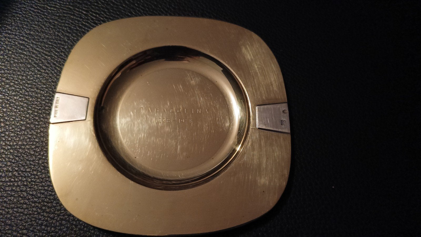 Mooi Messing sterling zilveren 800 dienblad Italy jaar 70, Verzenden
